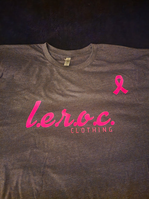 l.e.r.o.c. clothing breast cancer awareness tee