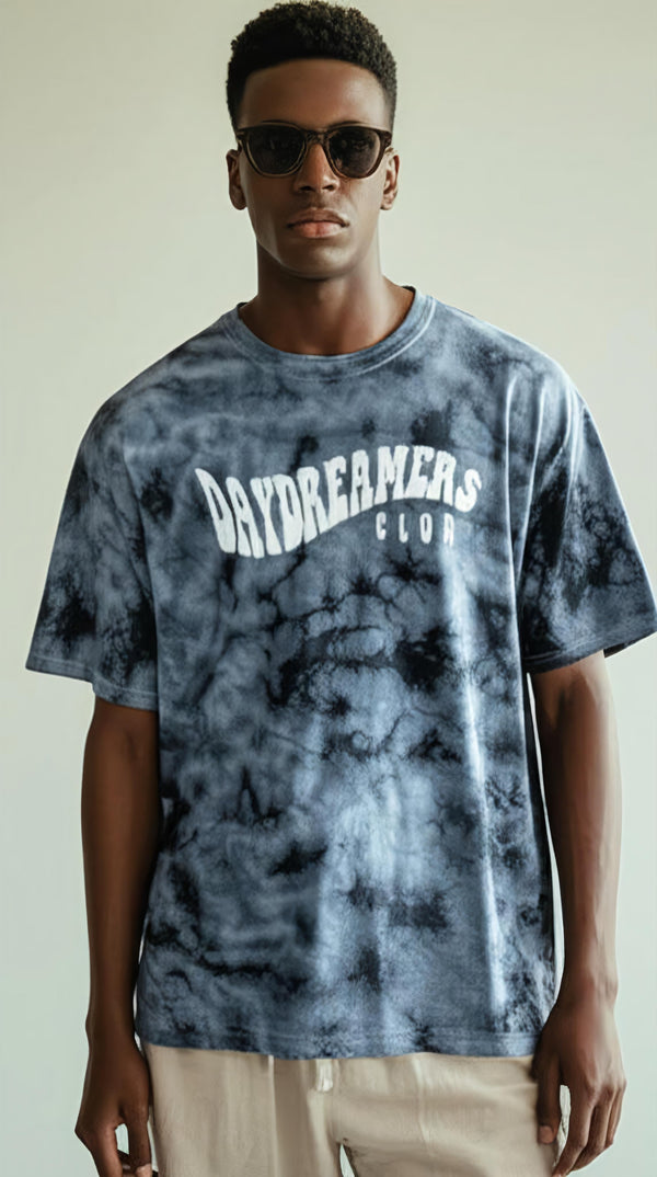Daydreamers Club Tee black/ frey tye dye