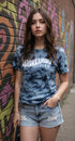 Daydreamers Club Tee black/ frey tye dye