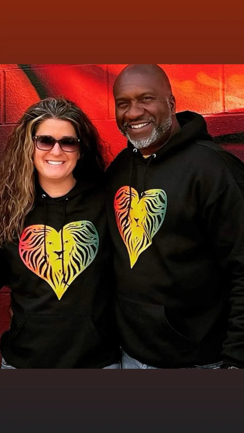 l.e.r.o.c. clothing rasta lion hoodie