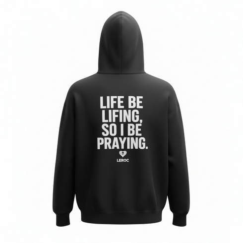 l.e.r.o.c. clothing "Life be lifing" hoodie