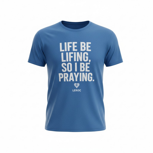 l.e.r.o.c. clothing "Life be Lifing" Tee RB/W