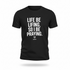 L.e.r.o.c. clothing "LIFE BE LIFING " TEE B/W