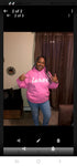 l.e.r.o.c clothing hoodie pink/white
