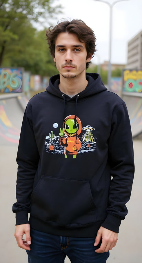 "I come in Peace" l.e.r.o.c. clothing hoodie