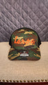 l.e.r.o.c. camo trucker hat flo orange