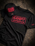 "God Approved " Tee black/red