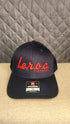 L.e.r.o.c. clothing trucker hat navy blue/red