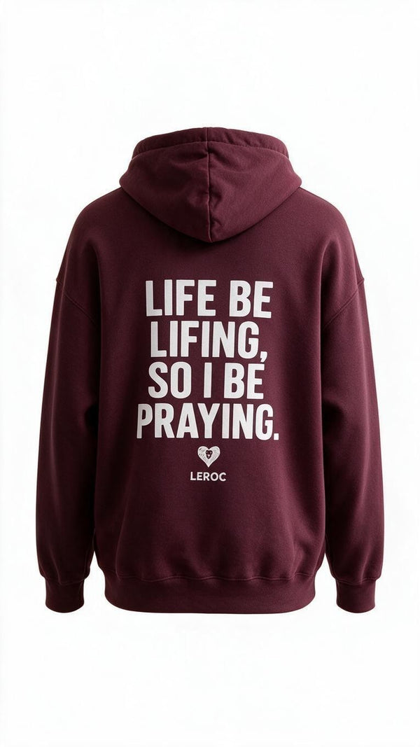 l.e.r.o.c. clothing "LIFE BE LIFING" hoodie m/w