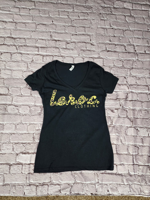 l.e.r.o.c. clothing womens tee cheetah print.