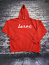 l.e.r.o.c. clothing hoodie red/white