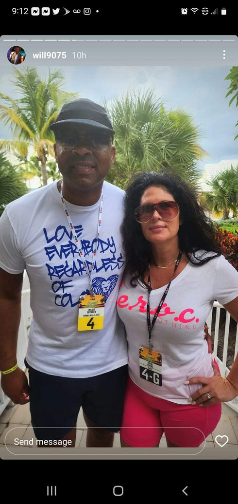 l.e.r.o.c. clothing tee white/pink