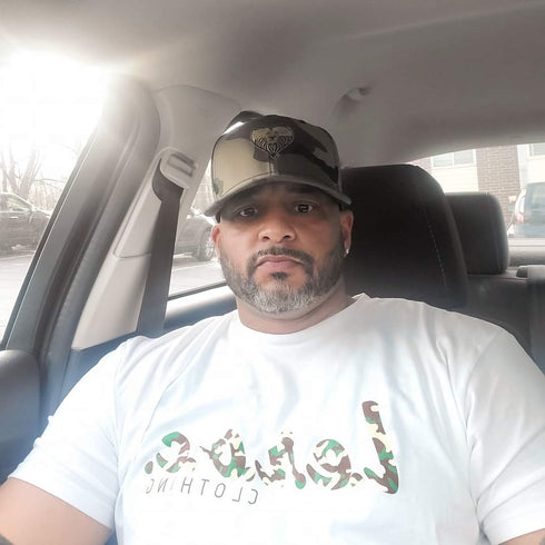 l.e.r.o.c clothing tee white/camo