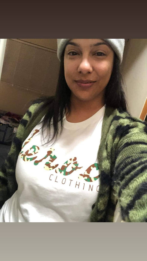 l.e.r.o.c clothing tee white/camo