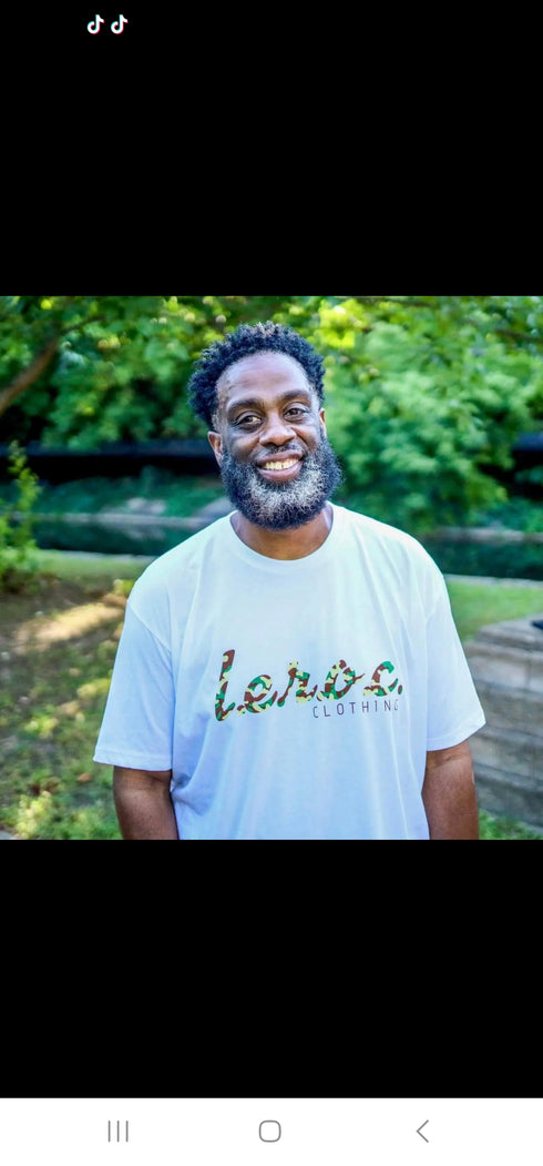 l.e.r.o.c clothing tee white/camo