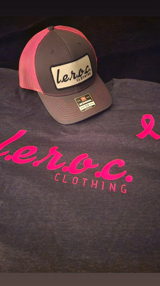 l.e.r.o.c. clothing breast cancer awareness tee